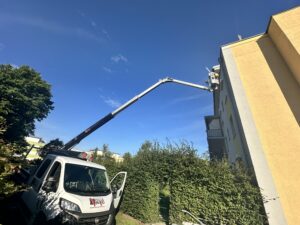Kran im Einsatz